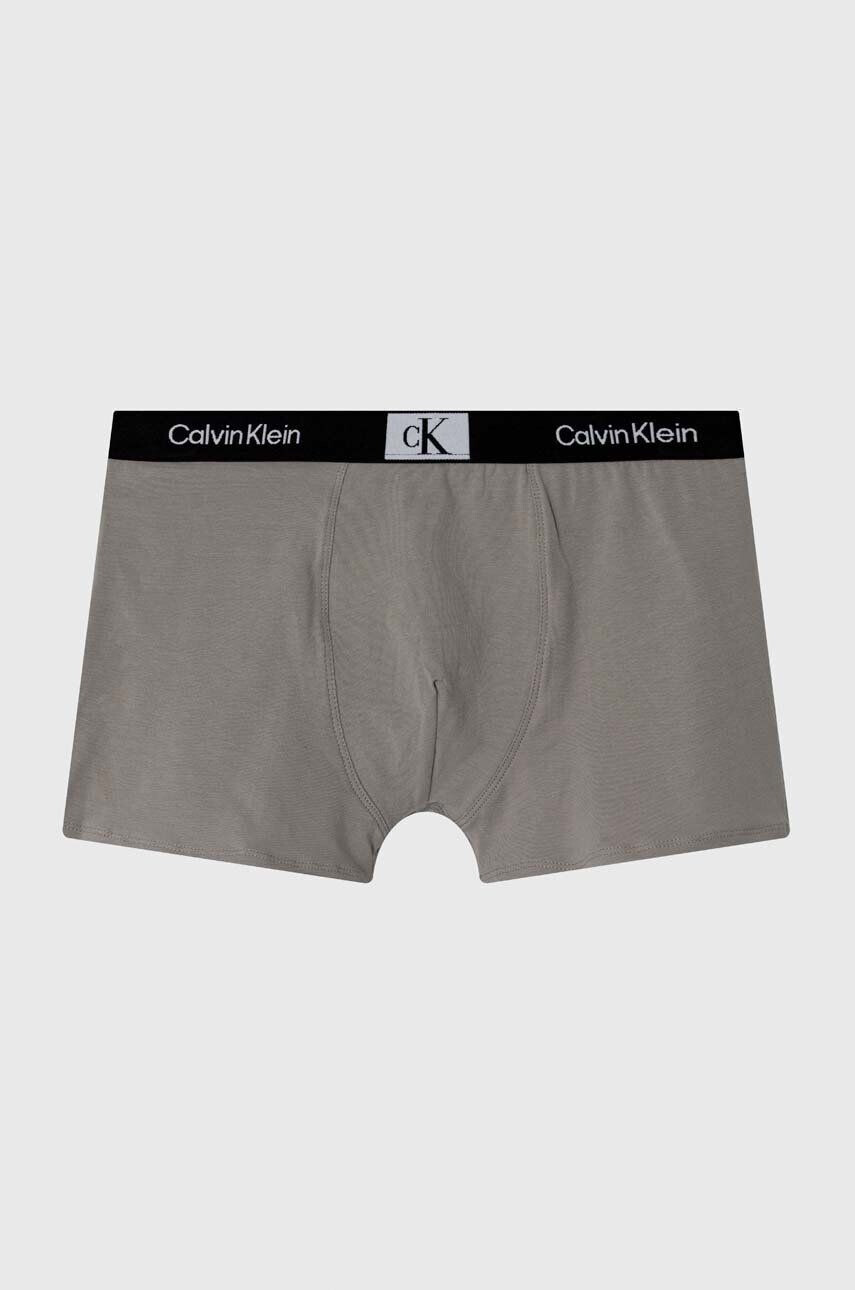 Calvin Klein Underwear Detské boxerky 3-pak šedá farba - Pepit.sk