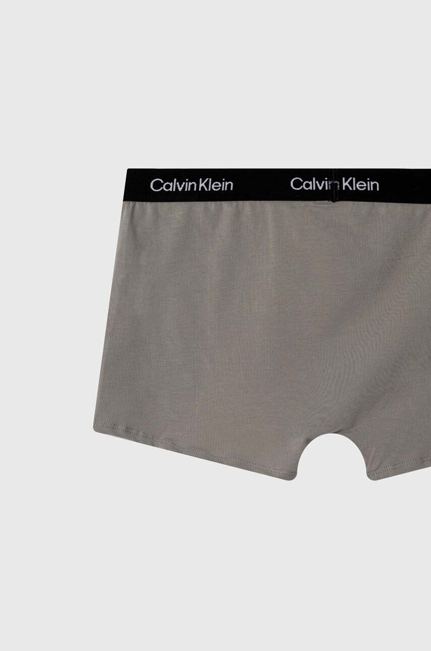 Calvin Klein Underwear Detské boxerky 3-pak šedá farba - Pepit.sk