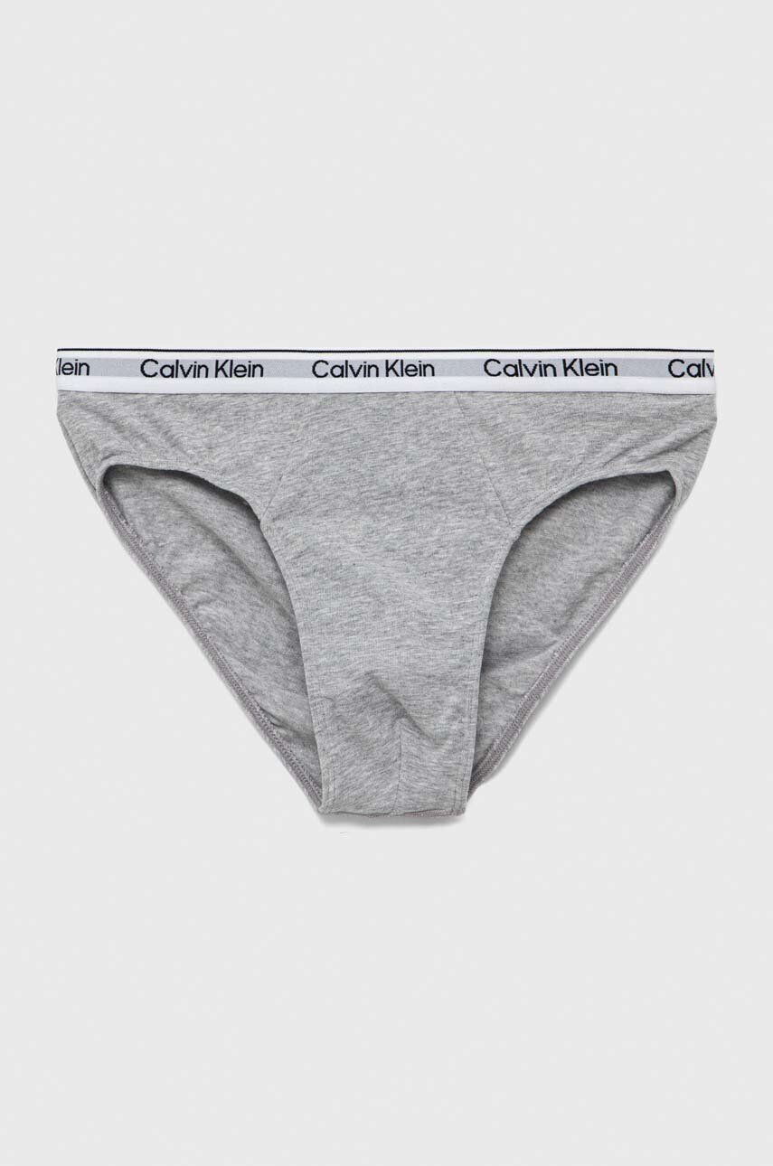 Calvin Klein Underwear Detské slipy 2-pak šedá farba - Pepit.sk