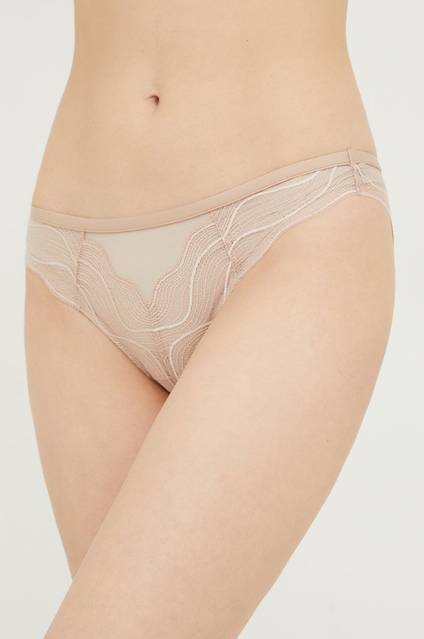 Calvin Klein Underwear Nohavičky béžová farba - Pepit.sk