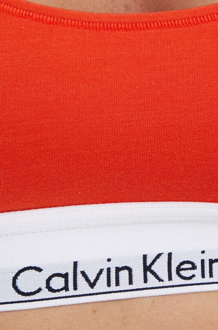 Calvin Klein Underwear Podprsenka oranžová farba jednofarebný - Pepit.sk