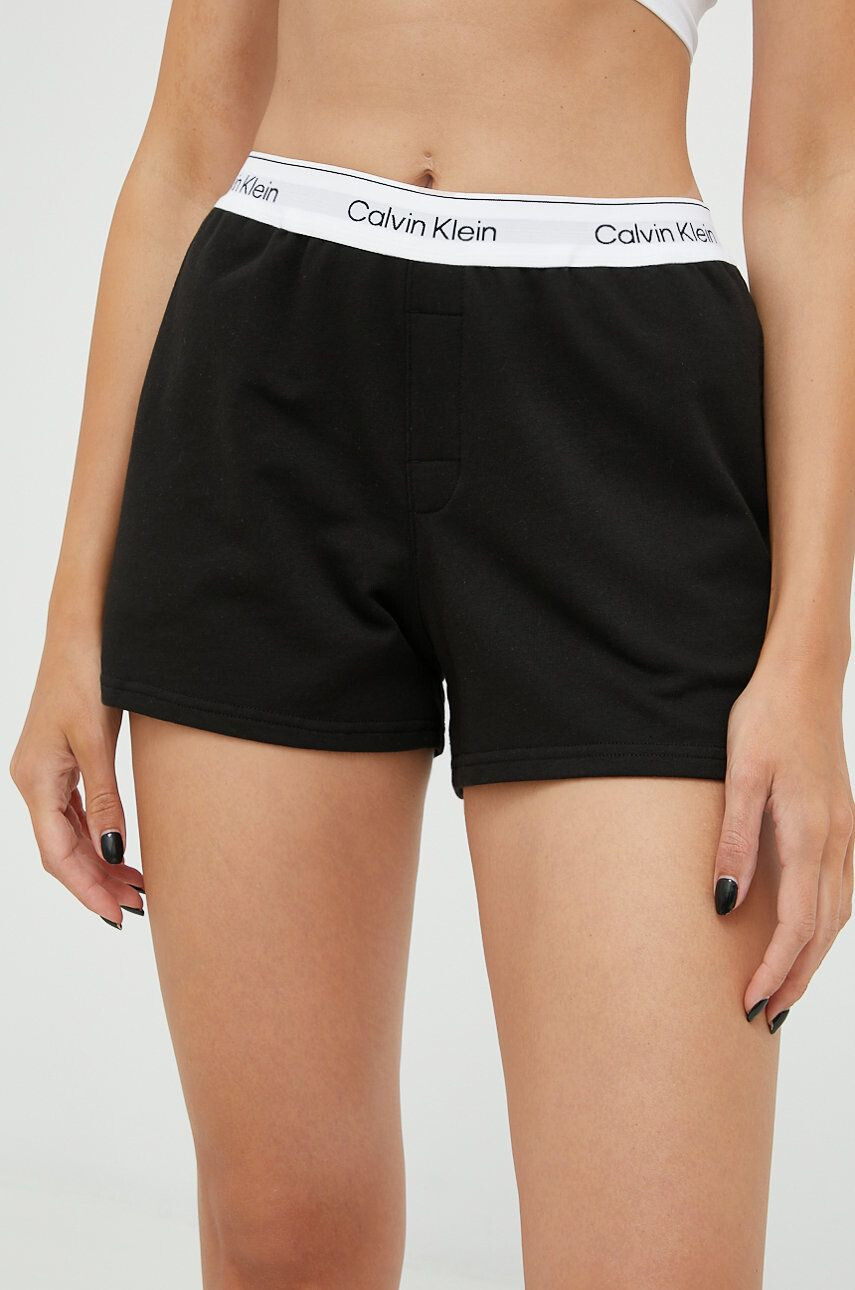 Calvin Klein Underwear Pyžamové šortky dámske čierna farba - Pepit.sk