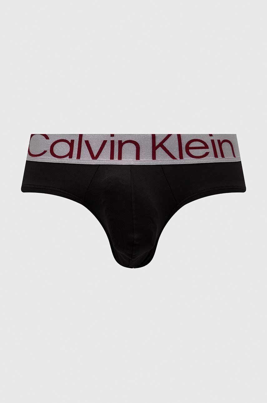 Calvin Klein Underwear Slipy 3-pak pánske červená farba - Pepit.sk