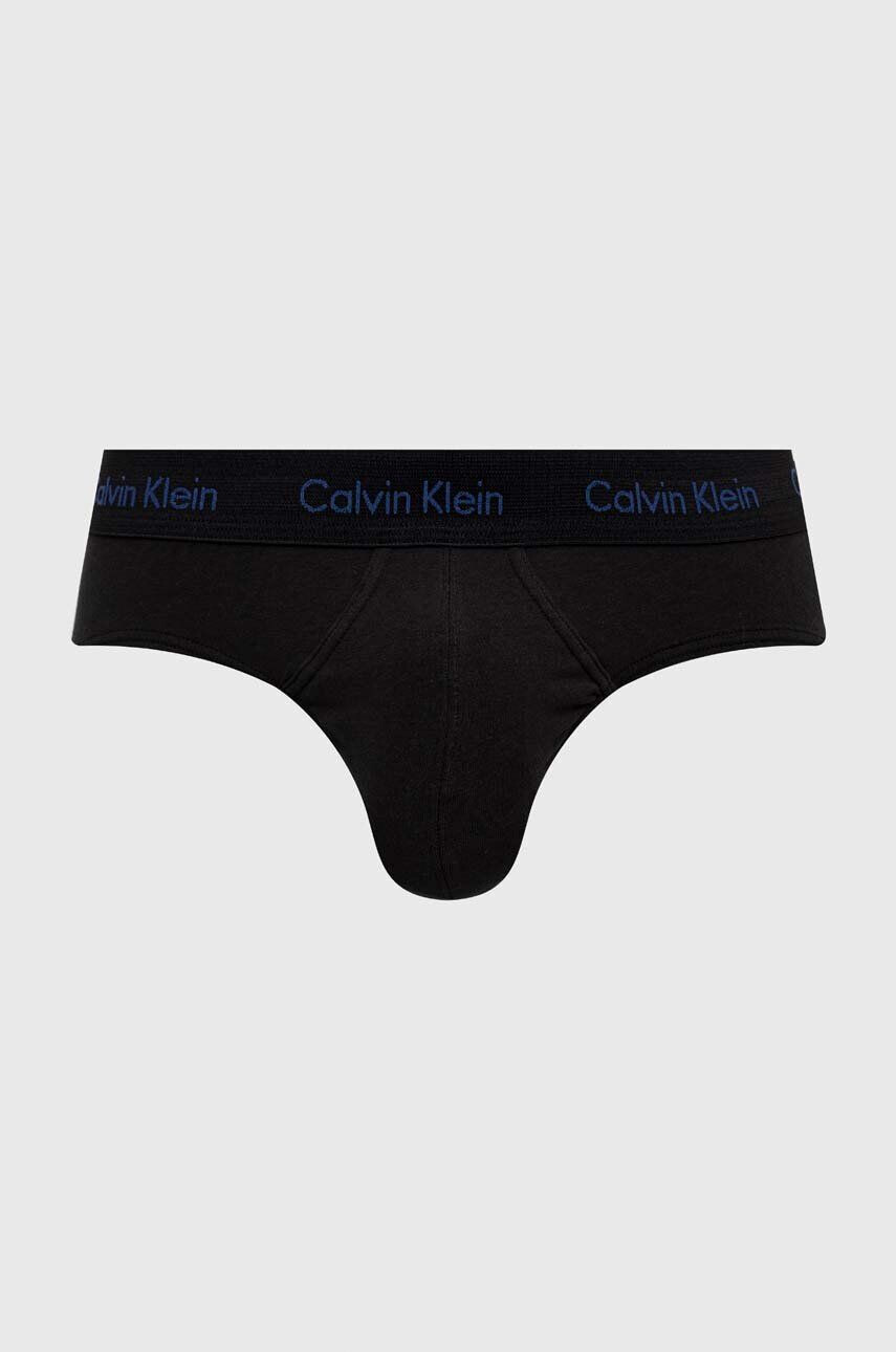 Calvin Klein Underwear Slipy 3-pak pánske čierna farba - Pepit.sk