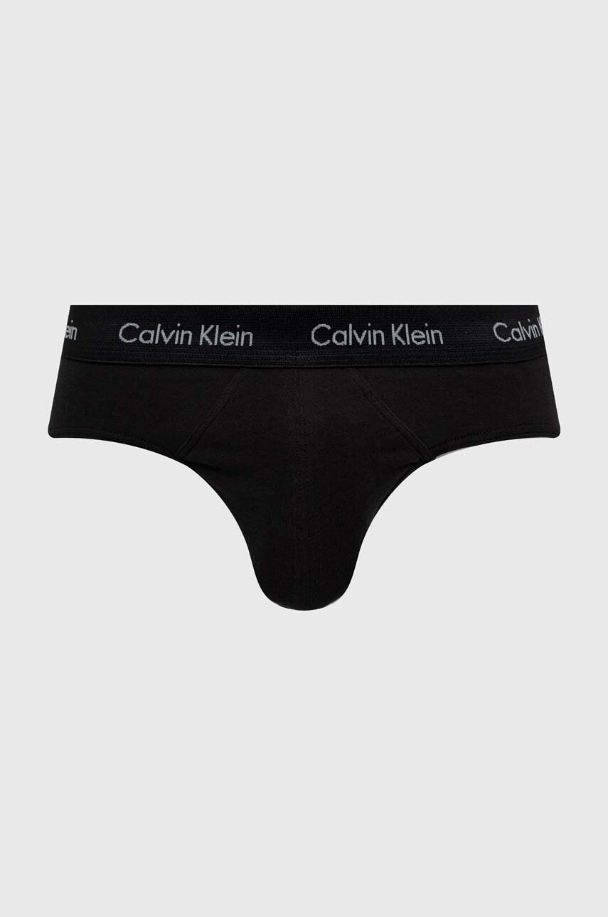 Calvin Klein Underwear Slipy 3-pak pánske čierna farba - Pepit.sk