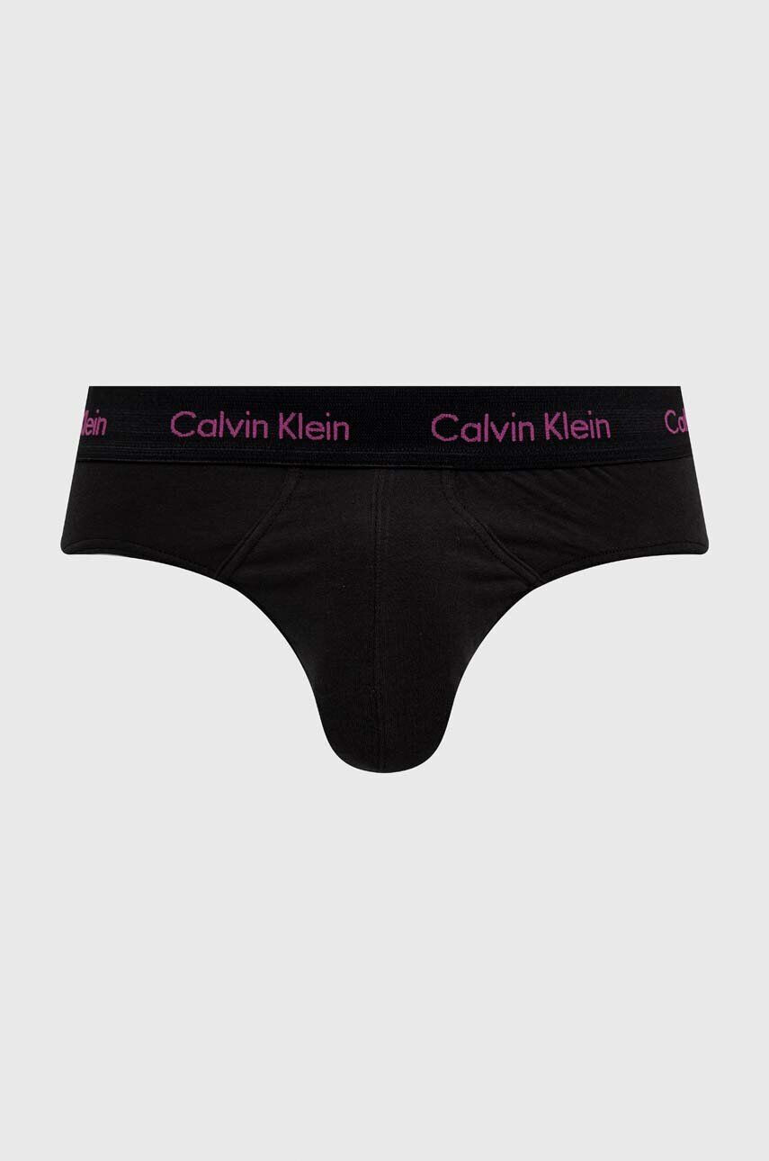 Calvin Klein Underwear Slipy 3-pak pánske čierna farba - Pepit.sk