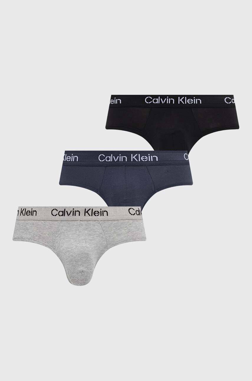 Calvin Klein Underwear Slipy 3-pak pánske tyrkysová farba - Pepit.sk