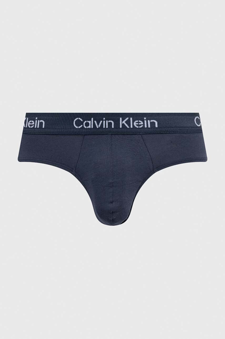 Calvin Klein Underwear Slipy 3-pak pánske tyrkysová farba - Pepit.sk