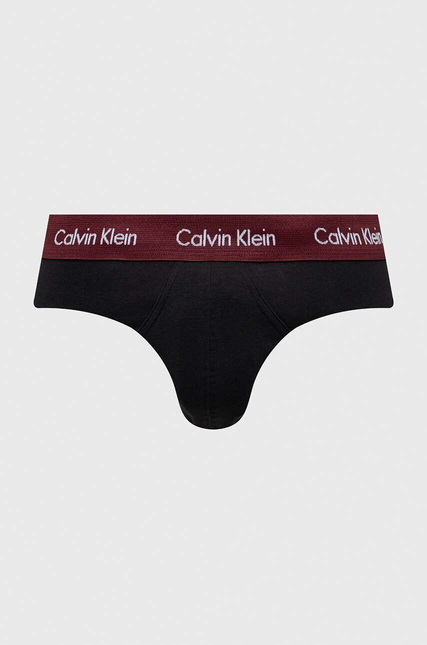 Calvin Klein Underwear Slipy 3-pak pánske čierna farba - Pepit.sk