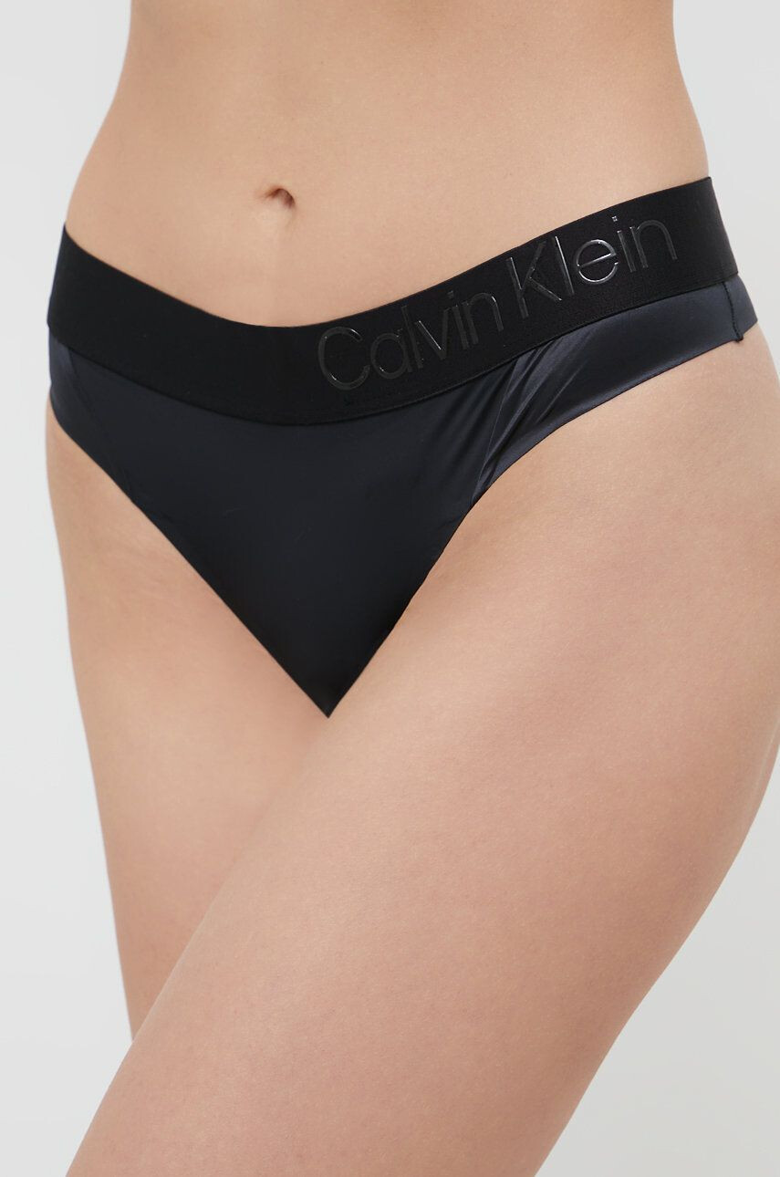 Calvin Klein Underwear Tangá čierna farba - Pepit.sk