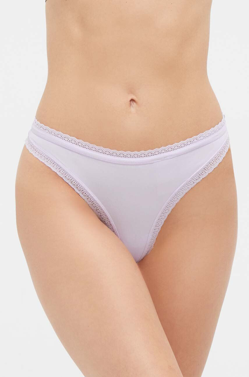 Calvin Klein Underwear Tangá fialová farba - Pepit.sk