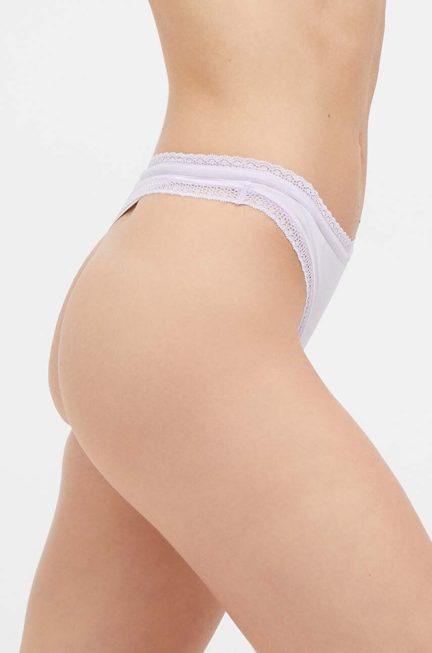 Calvin Klein Underwear Tangá fialová farba - Pepit.sk