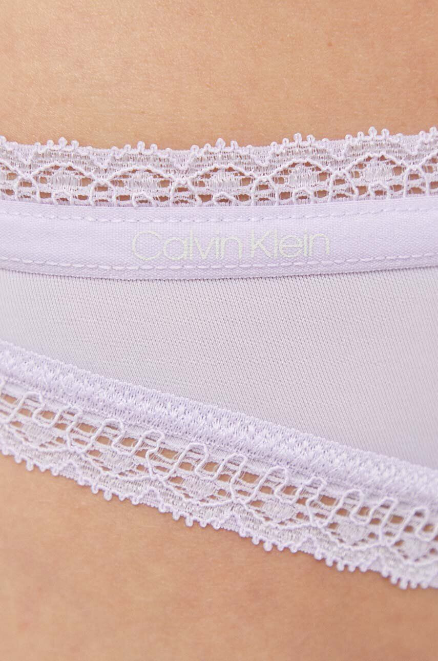 Calvin Klein Underwear Tangá fialová farba - Pepit.sk