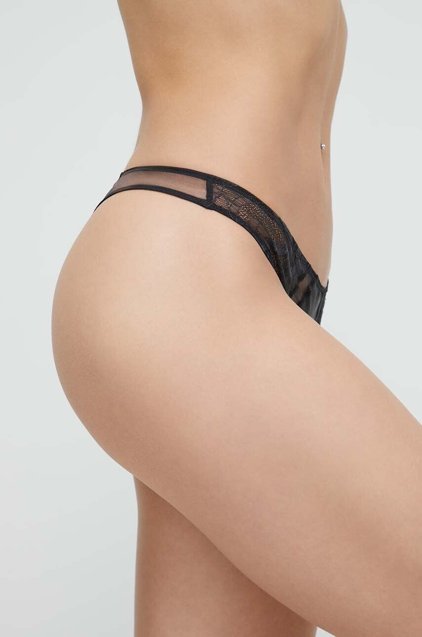 Calvin Klein Underwear Tangá zelená farba - Pepit.sk