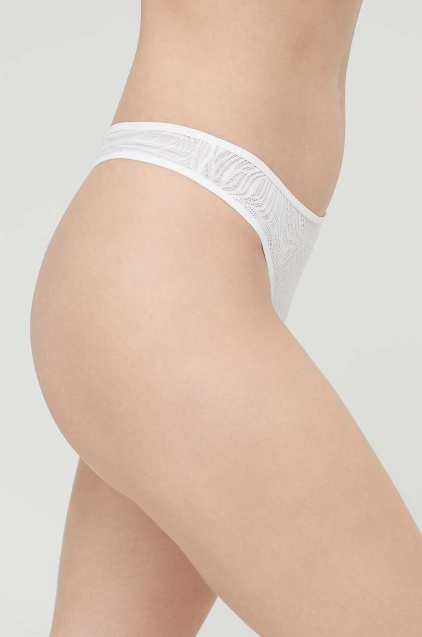 Calvin Klein Underwear Tangá ružová farba - Pepit.sk