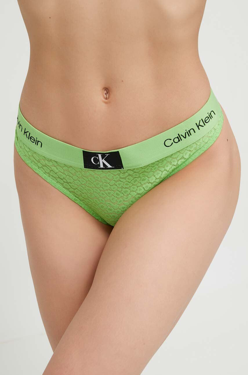 Calvin Klein Underwear Tangá červená farba - Pepit.sk