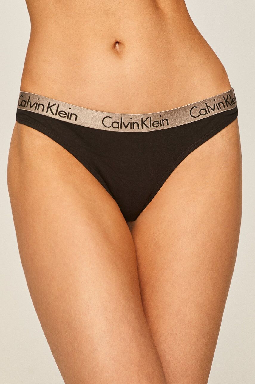 Calvin Klein Underwear Tangá čierna farba - Pepit.sk