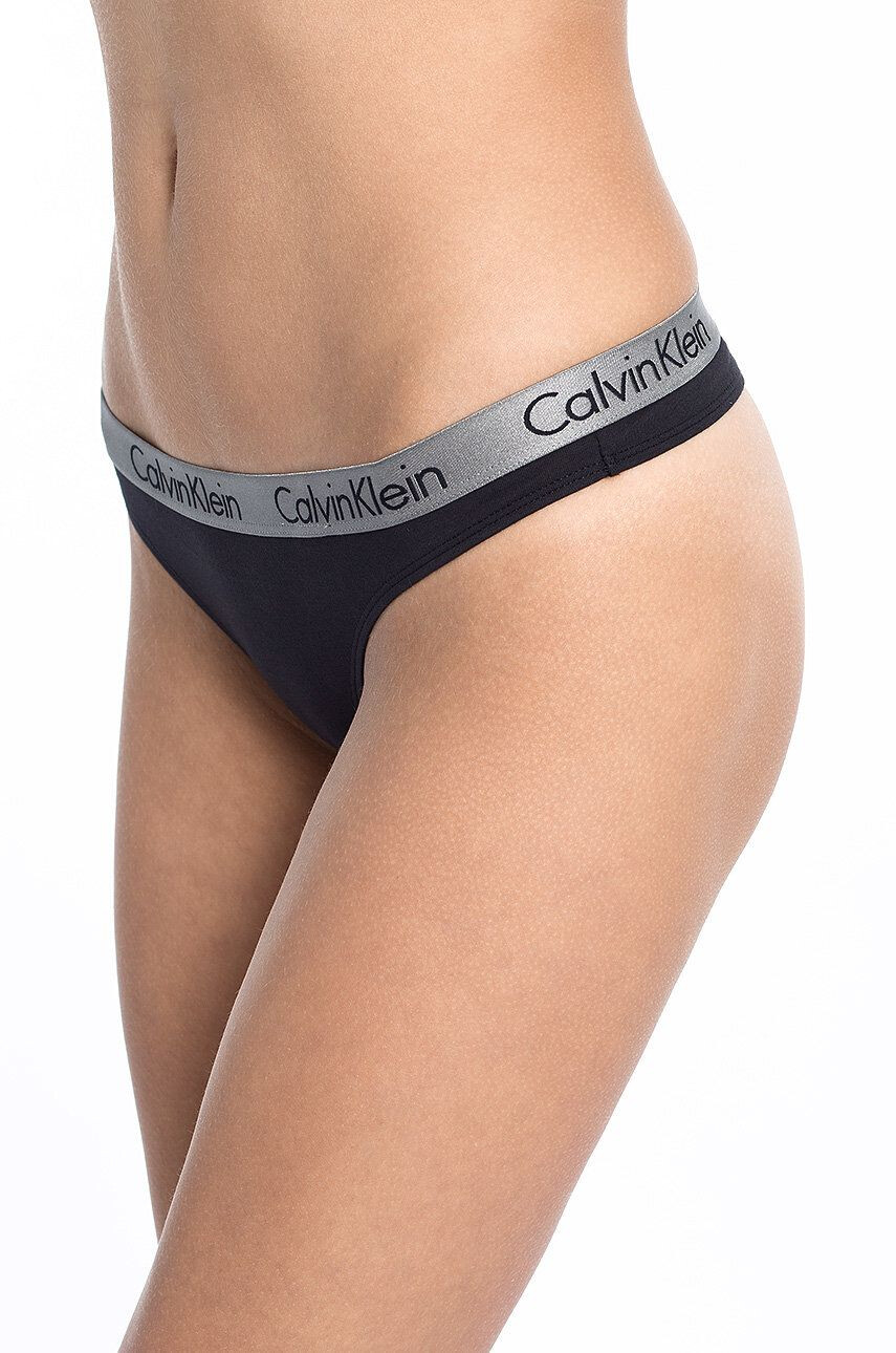 Calvin Klein Underwear Tangá čierna farba - Pepit.sk