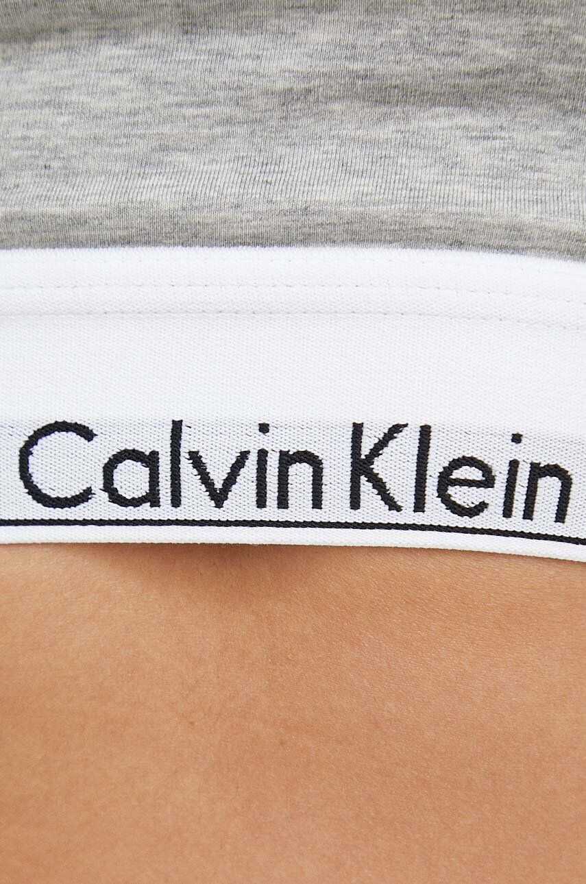 Calvin Klein Underwear Top dámsky šedá farba - Pepit.sk