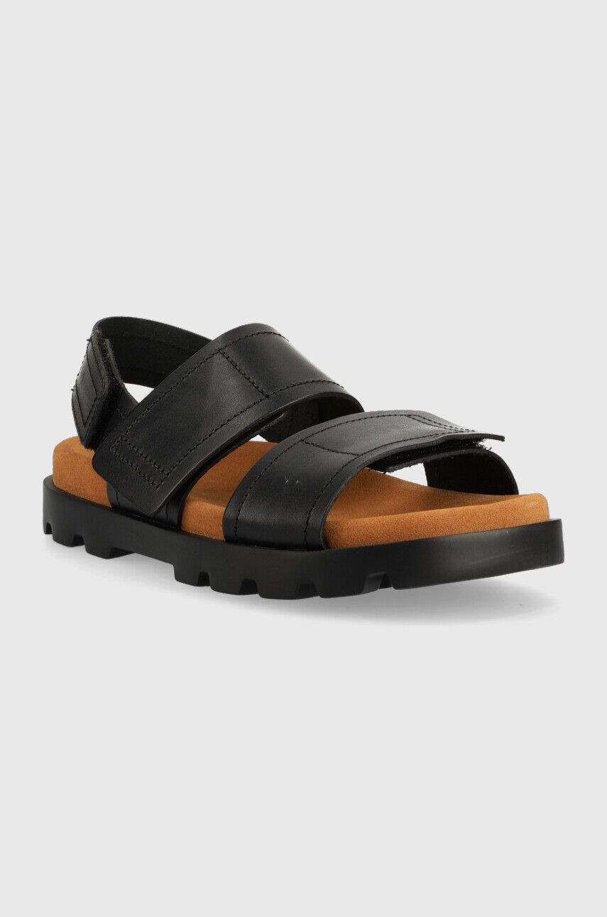 Camper Kožené sandále Brutus Sandal dámske čierna farba K201323.008 - Pepit.sk