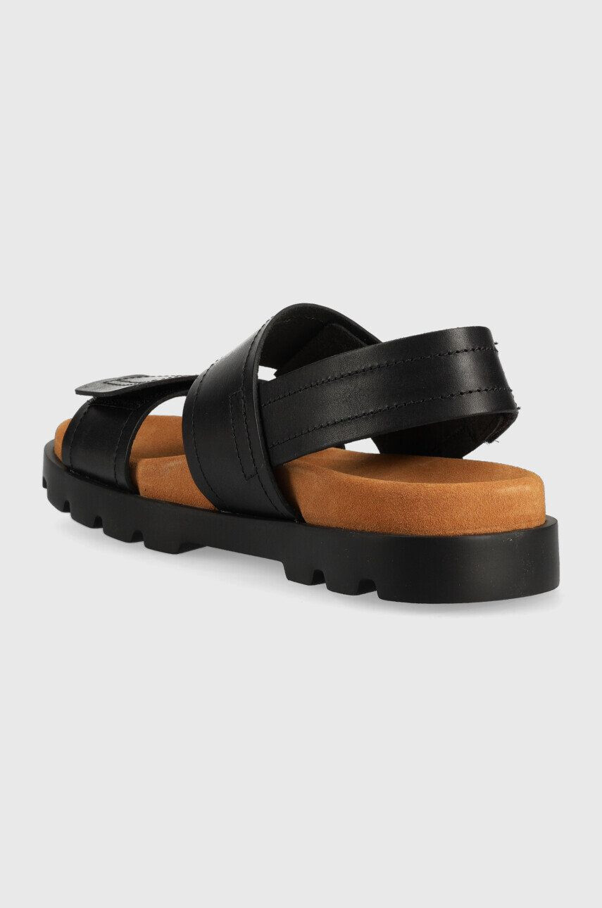 Camper Kožené sandále Brutus Sandal dámske čierna farba K201323.008 - Pepit.sk