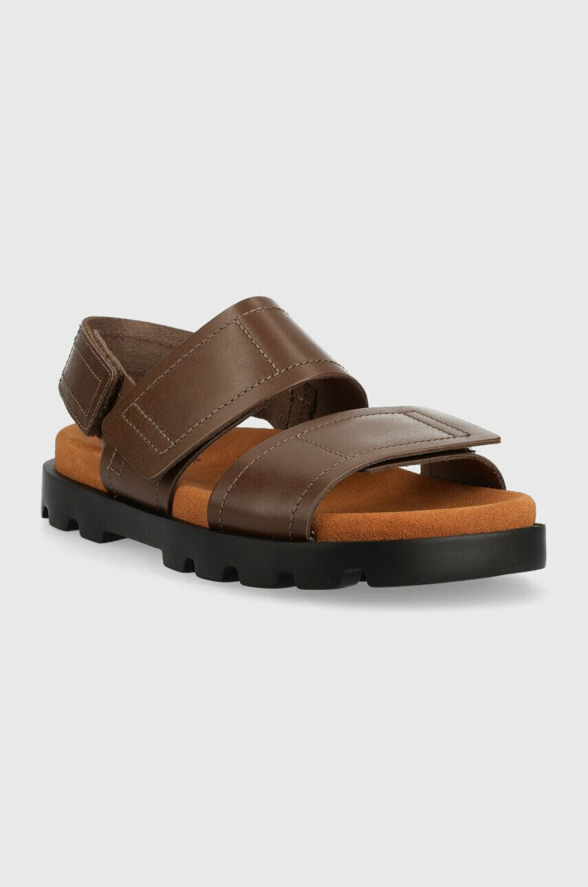 Camper Kožené sandále Brutus Sandal dámske hnedá farba na platforme K201323.009 - Pepit.sk