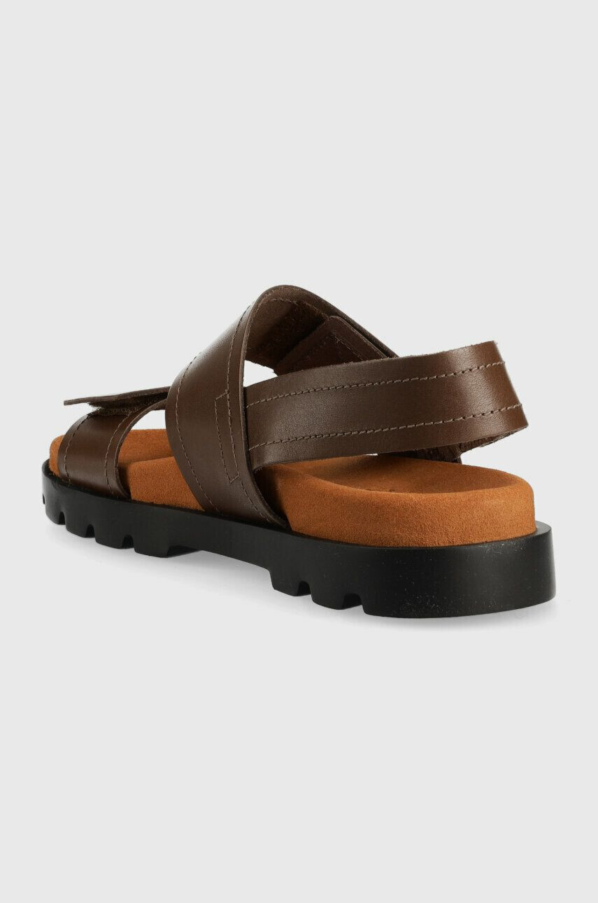 Camper Kožené sandále Brutus Sandal dámske hnedá farba na platforme K201323.009 - Pepit.sk