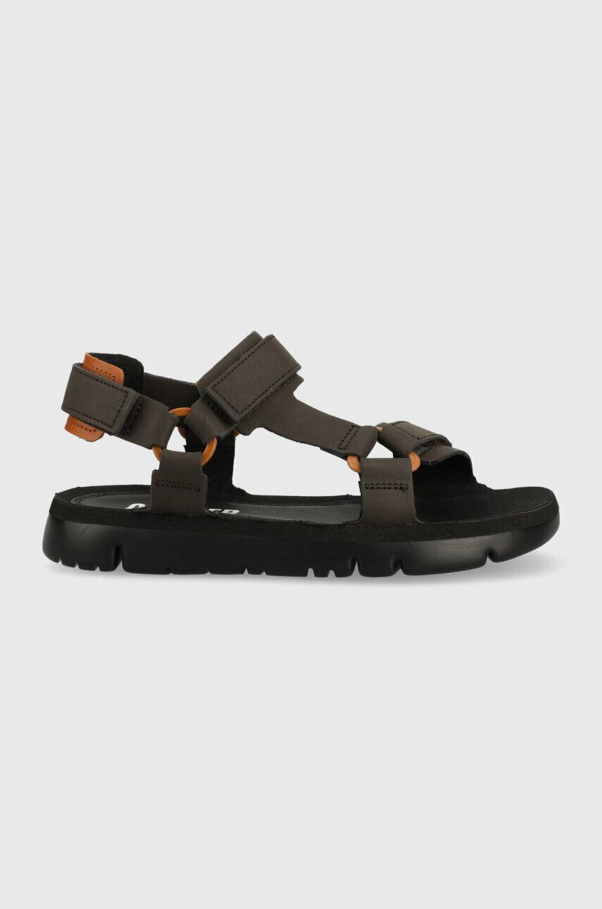 Camper Kožené sandále Oruga Sandal pánske zelená farba K100416.022 - Pepit.sk