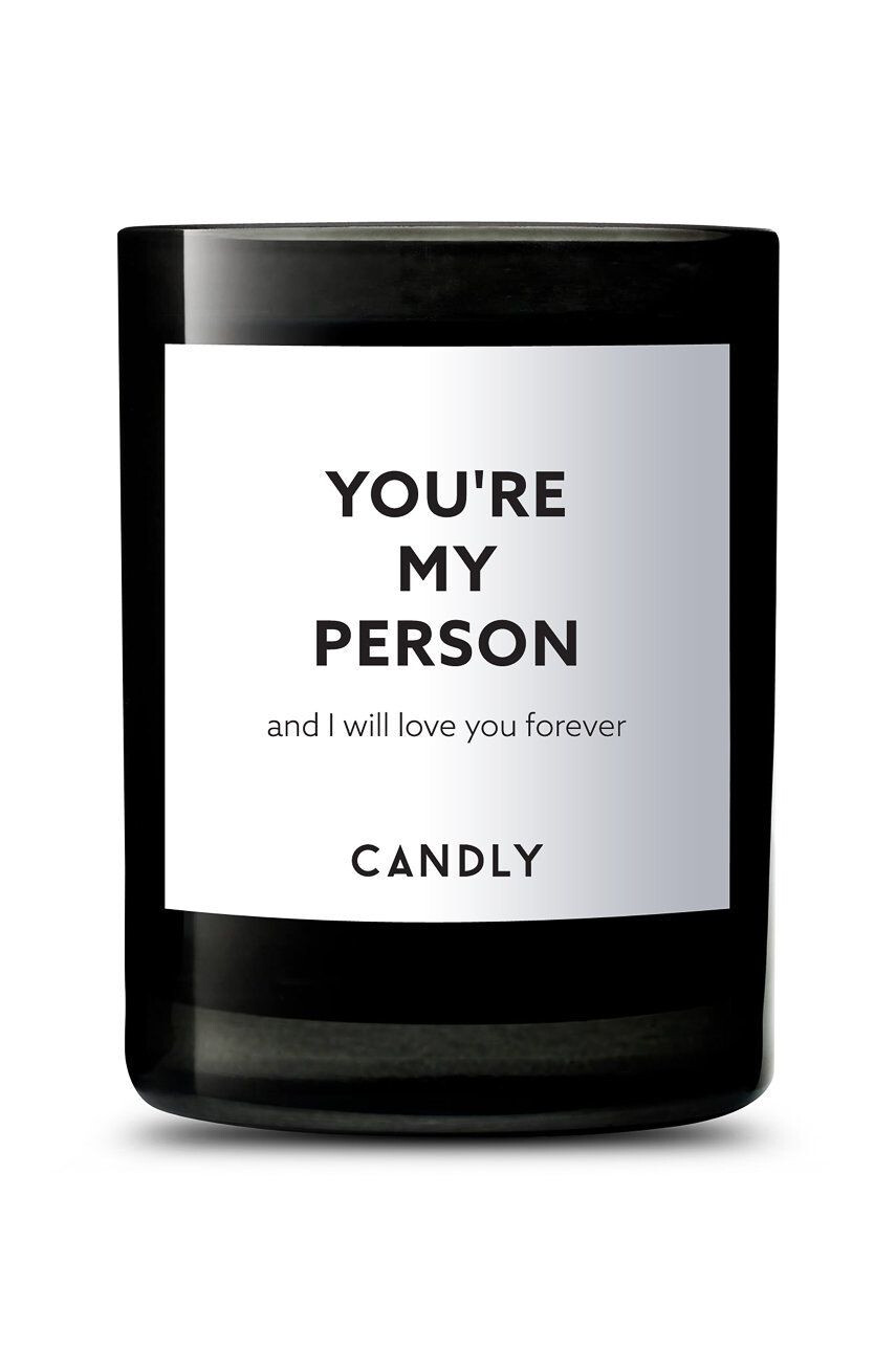 Candly Voňavá sójová sviečka You're my person and I will love you forever 250 g - Pepit.sk