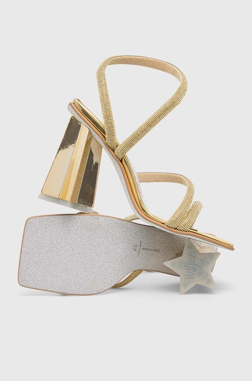 Chiara Ferragni Sandále CF3136_005 zlatá farba CF STAR HEEL 100 - Pepit.sk