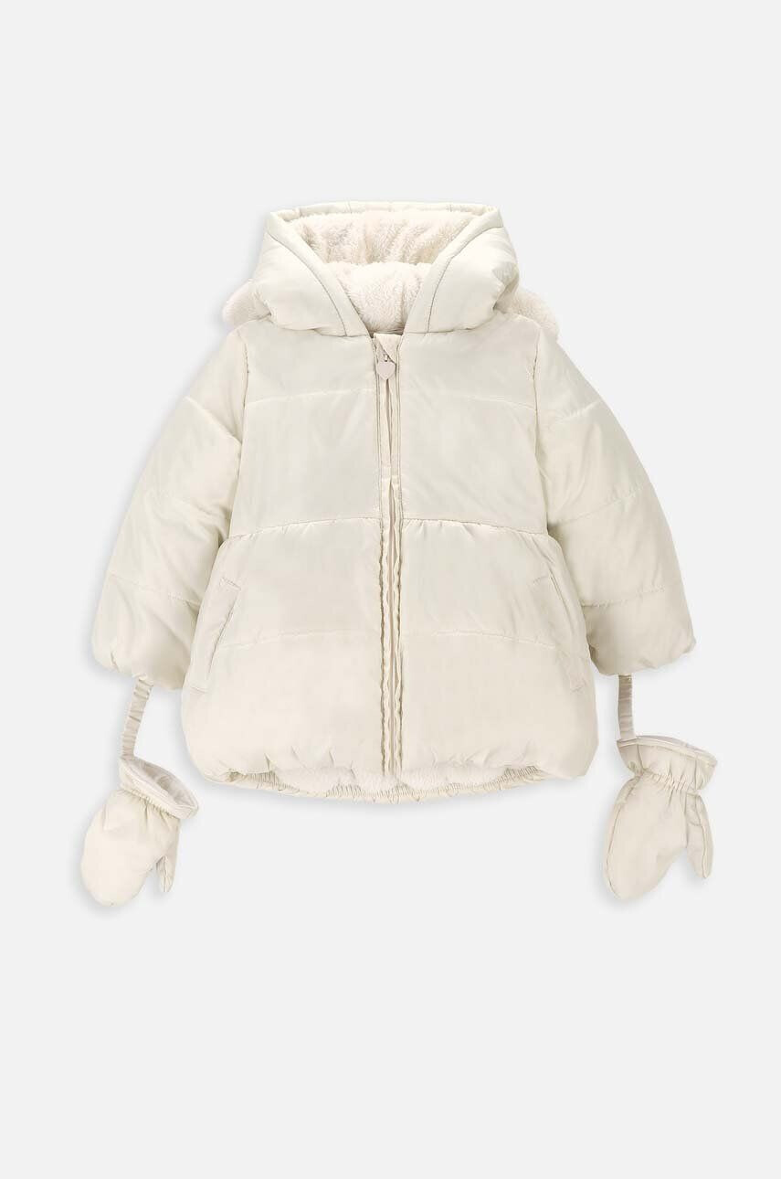 Coccodrillo Bunda ZC3152102OGN OUTERWEAR GIRL NEWBORN béžová farba - Pepit.sk