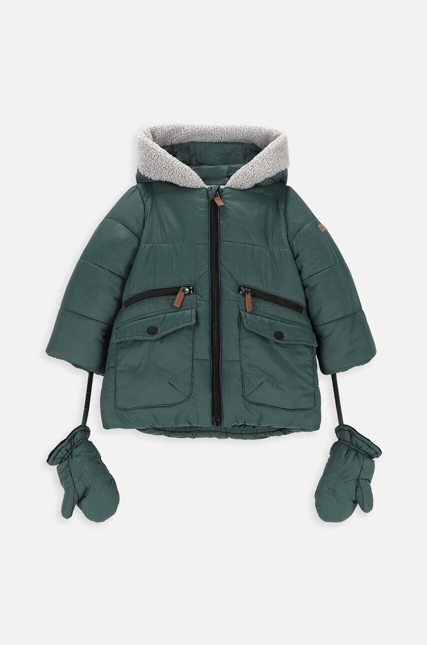 Coccodrillo Detská bunda OUTERWEAR BOY NEWBORN zelená farba - Pepit.sk