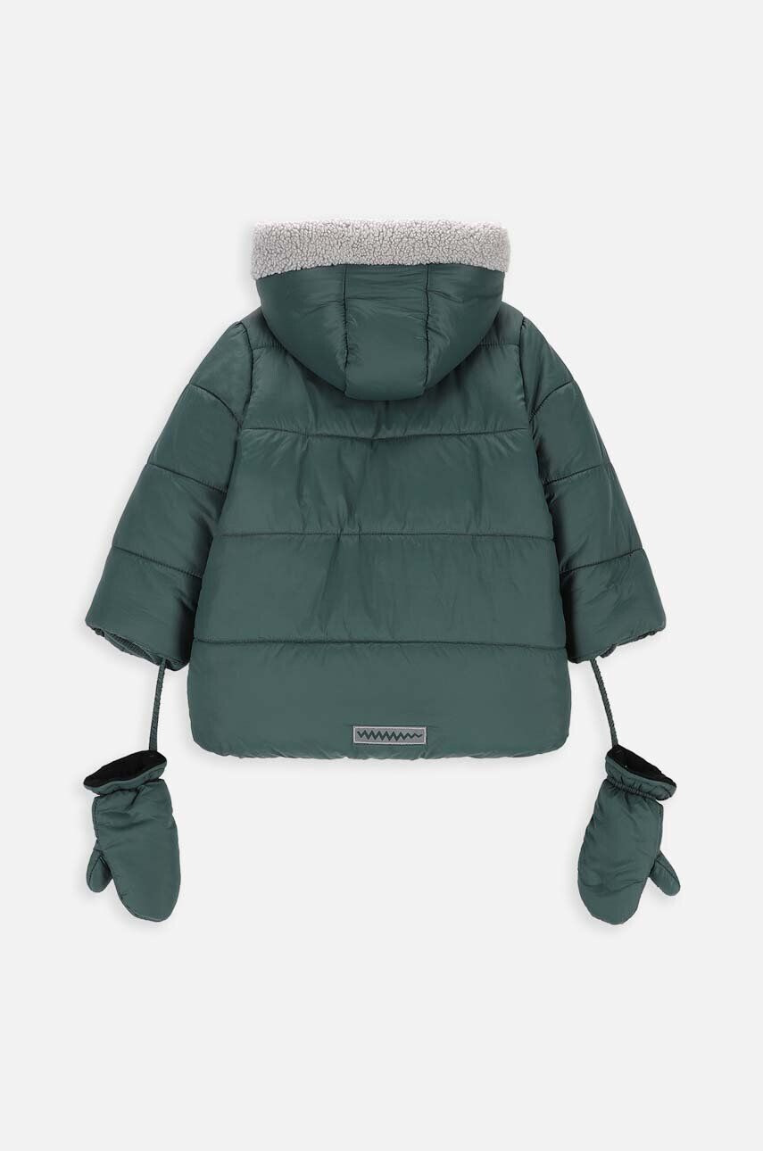 Coccodrillo Detská bunda OUTERWEAR BOY NEWBORN zelená farba - Pepit.sk