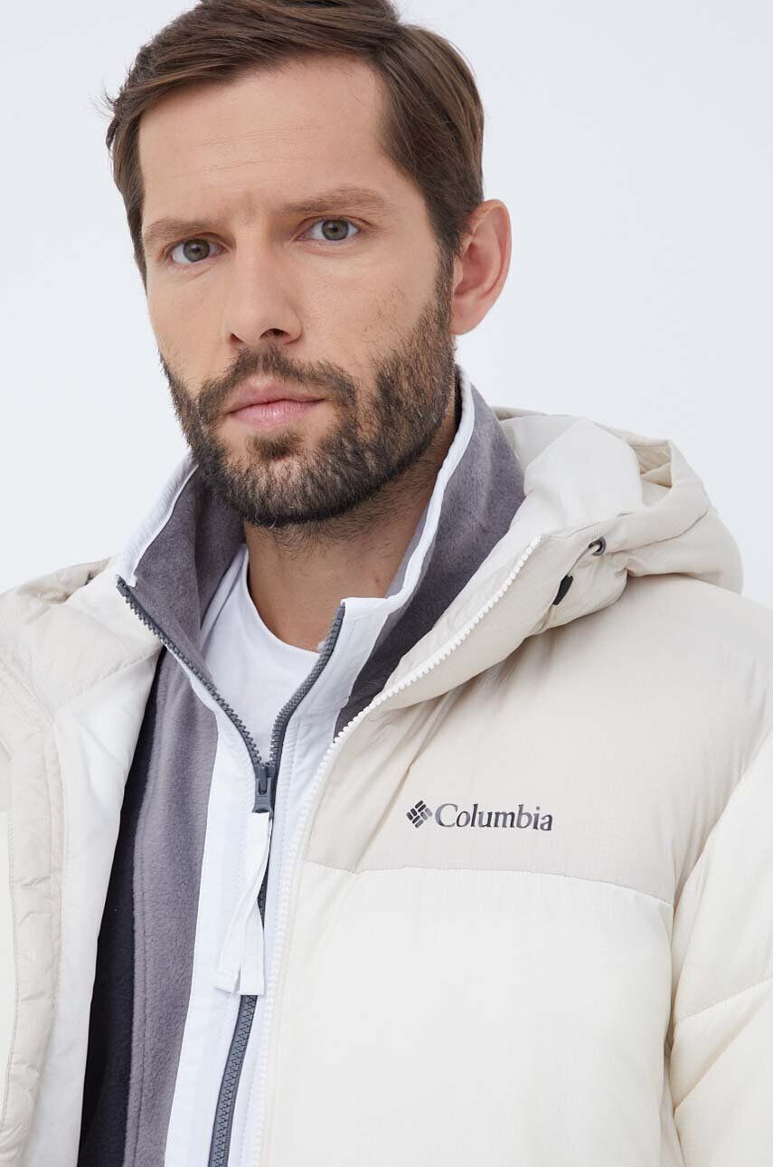 Columbia Bunda Puffect Hooded Jacket pánska béžová farba prechodná 2008413 - Pepit.sk