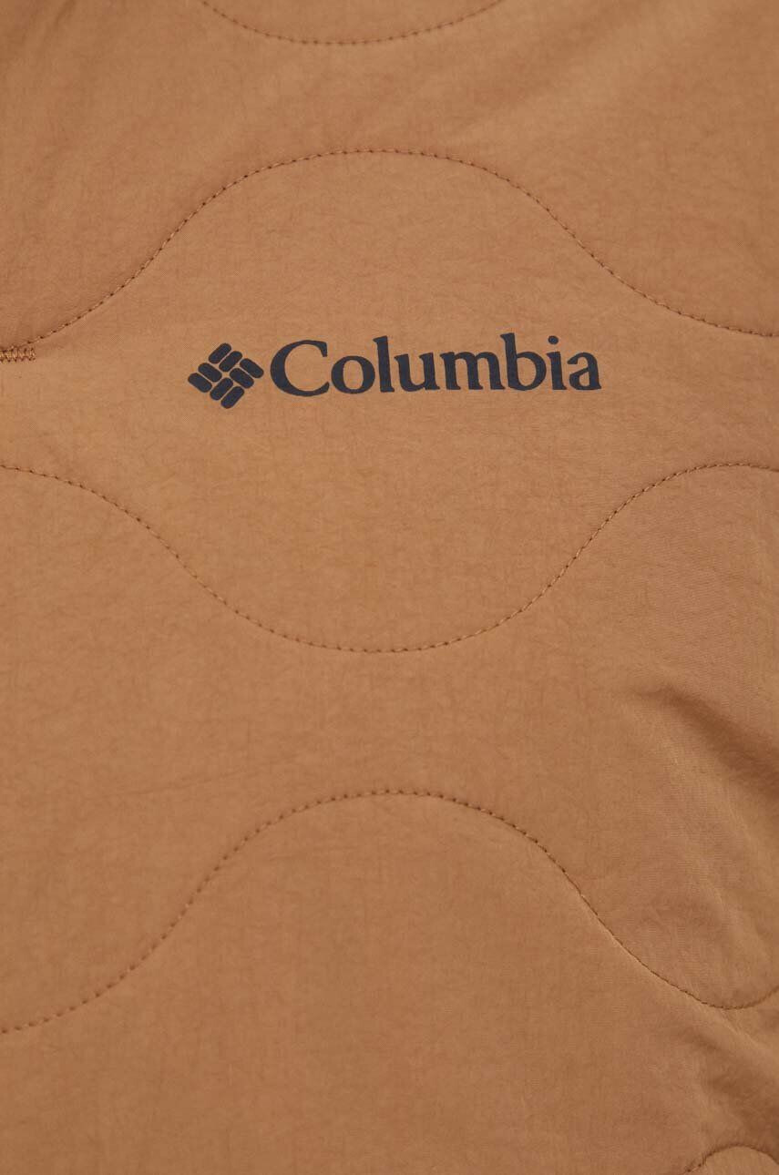 Columbia Bunda pánska hnedá farba prechodná - Pepit.sk