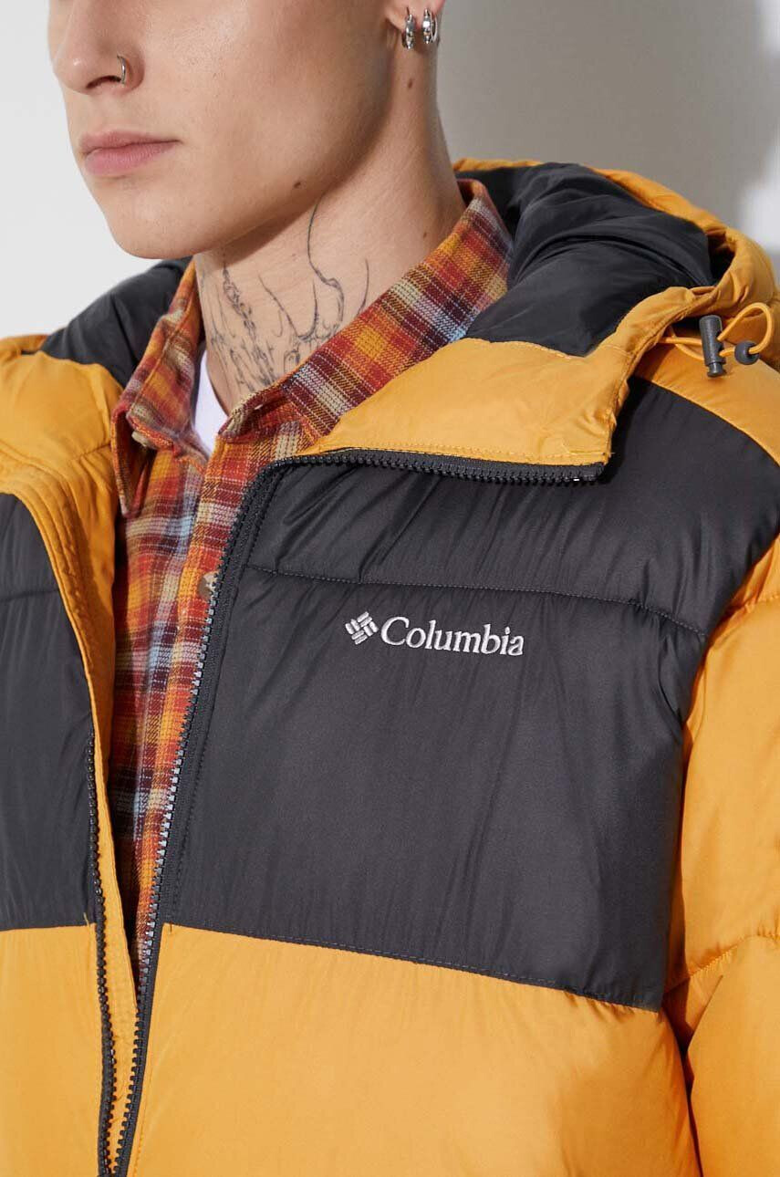 Columbia Bunda M Pike Lake II Hooded Ja pánska oranžová farba zimná 2050931 - Pepit.sk