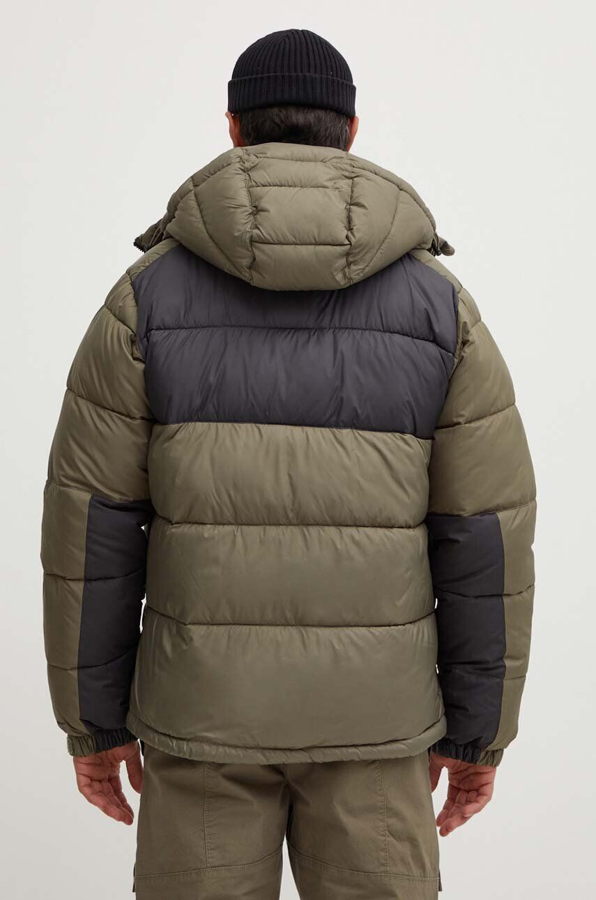 Columbia Bunda M Pike Lake II Hooded Ja pánska zelená farba zimná 2050931 - Pepit.sk