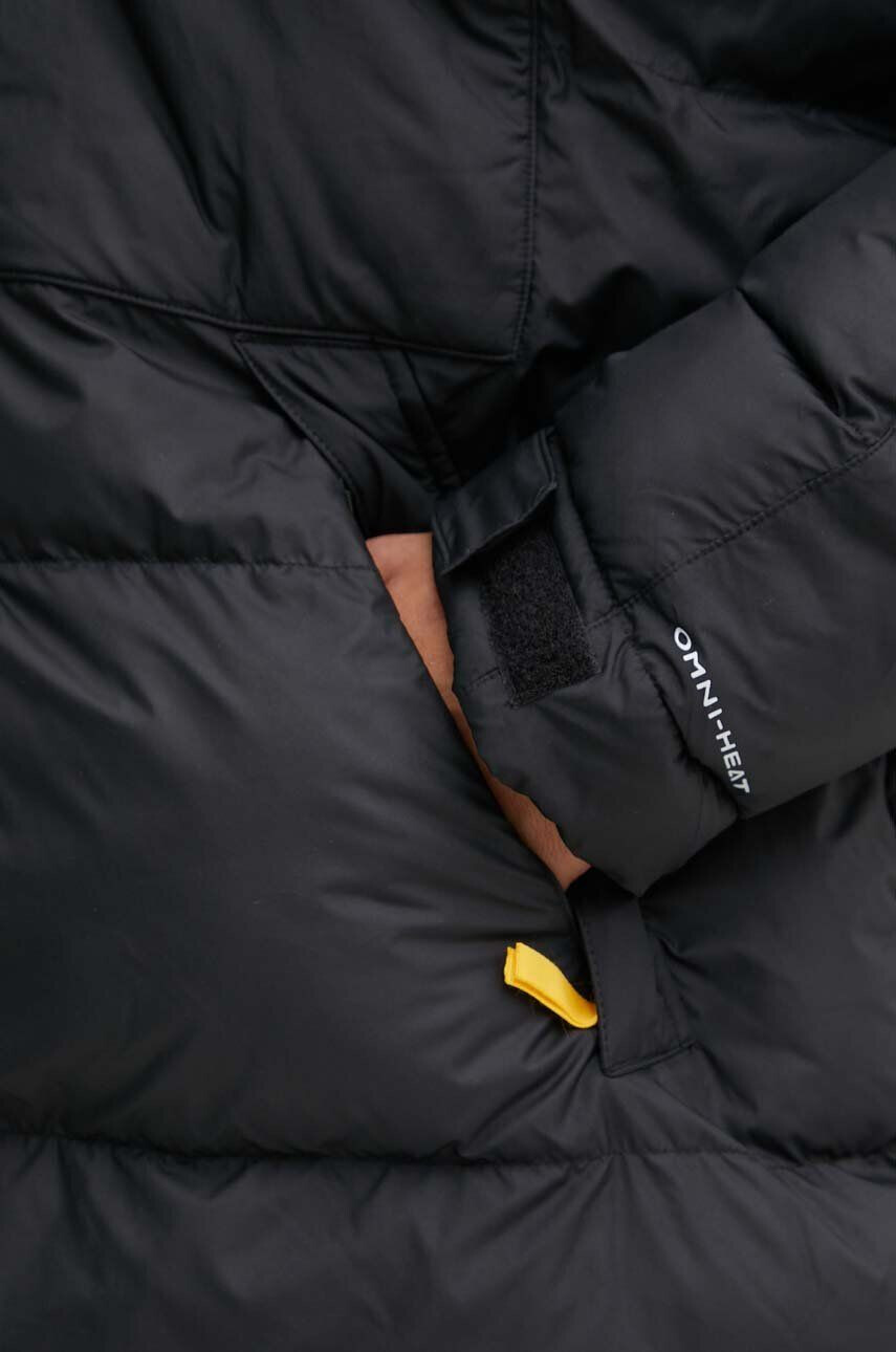 Columbia Bunda Ballistic Ridge Oversized Puffer pánska čierna farba zimná oversize - Pepit.sk