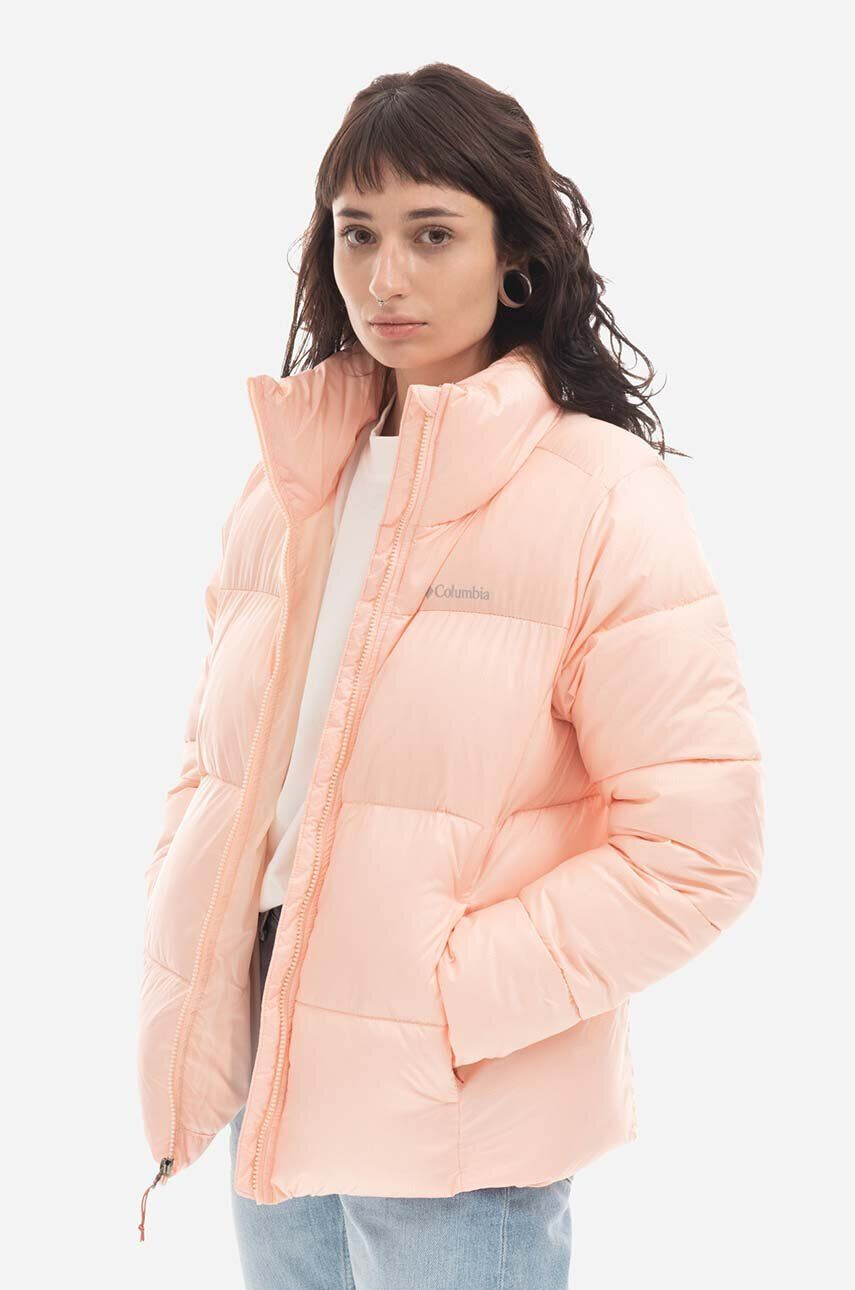 Columbia Bunda Puffect Jacket 1864781890-pink dámska ružová farba zimná oversize - Pepit.sk