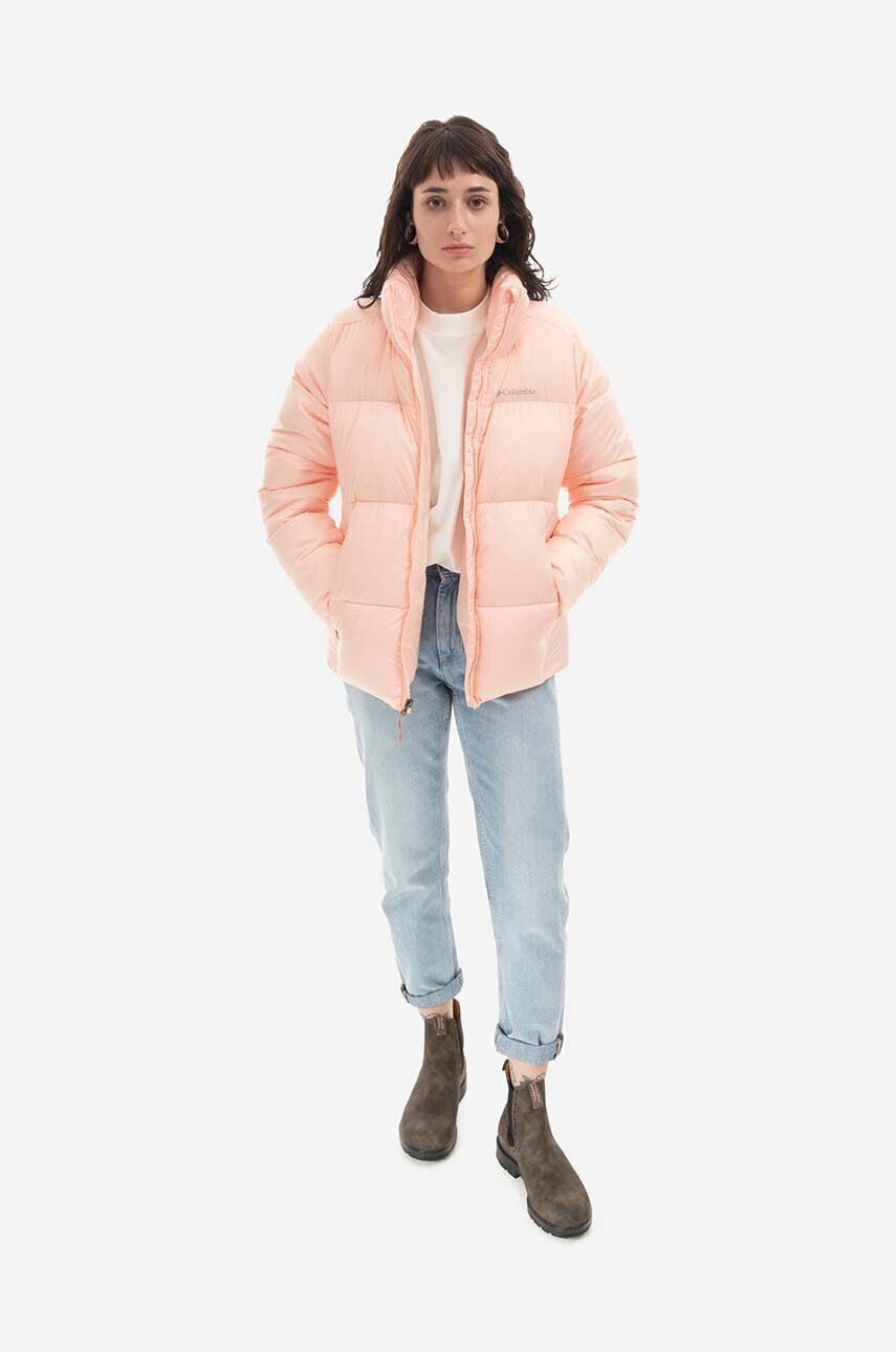 Columbia Bunda Puffect Jacket 1864781890-pink dámska ružová farba zimná oversize - Pepit.sk