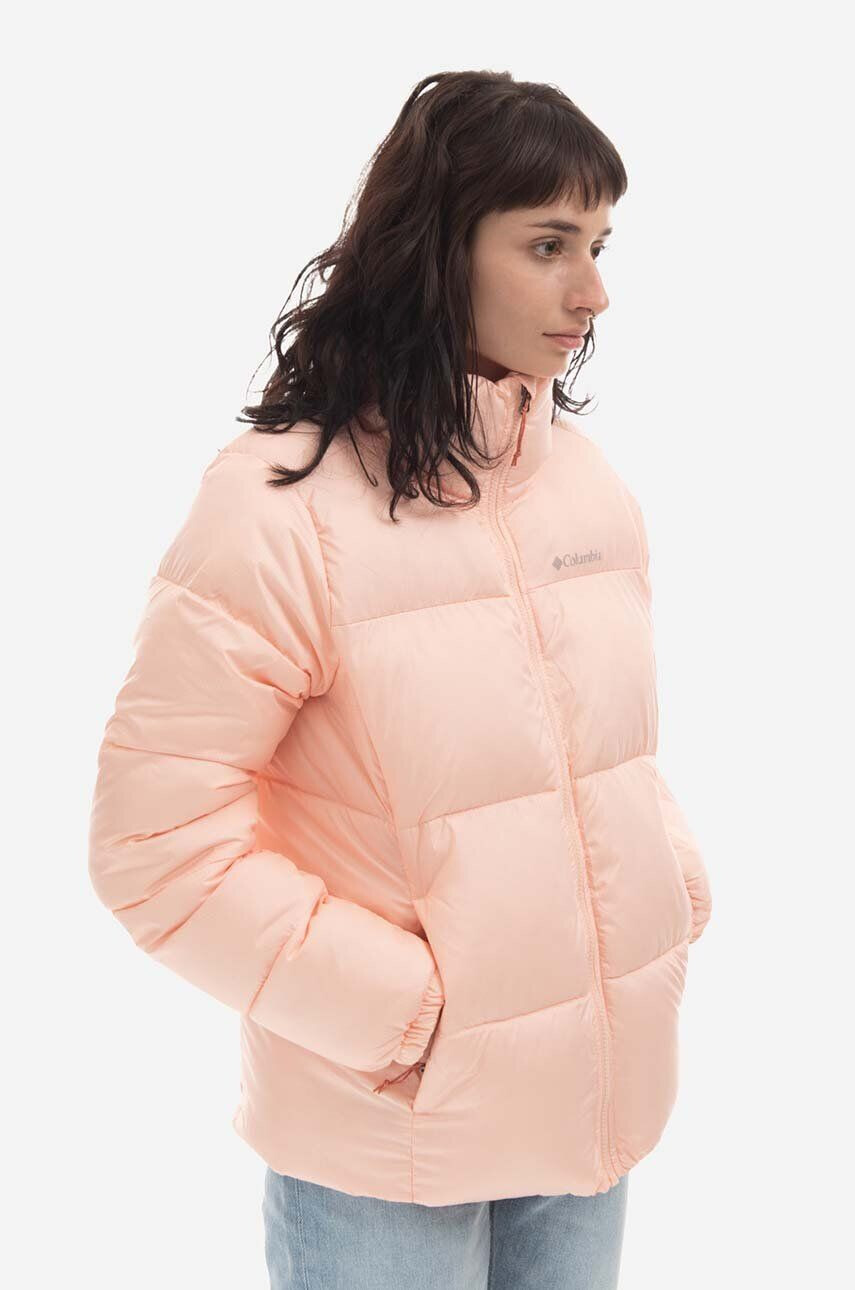 Columbia Bunda Puffect Jacket 1864781890-pink dámska ružová farba zimná oversize - Pepit.sk