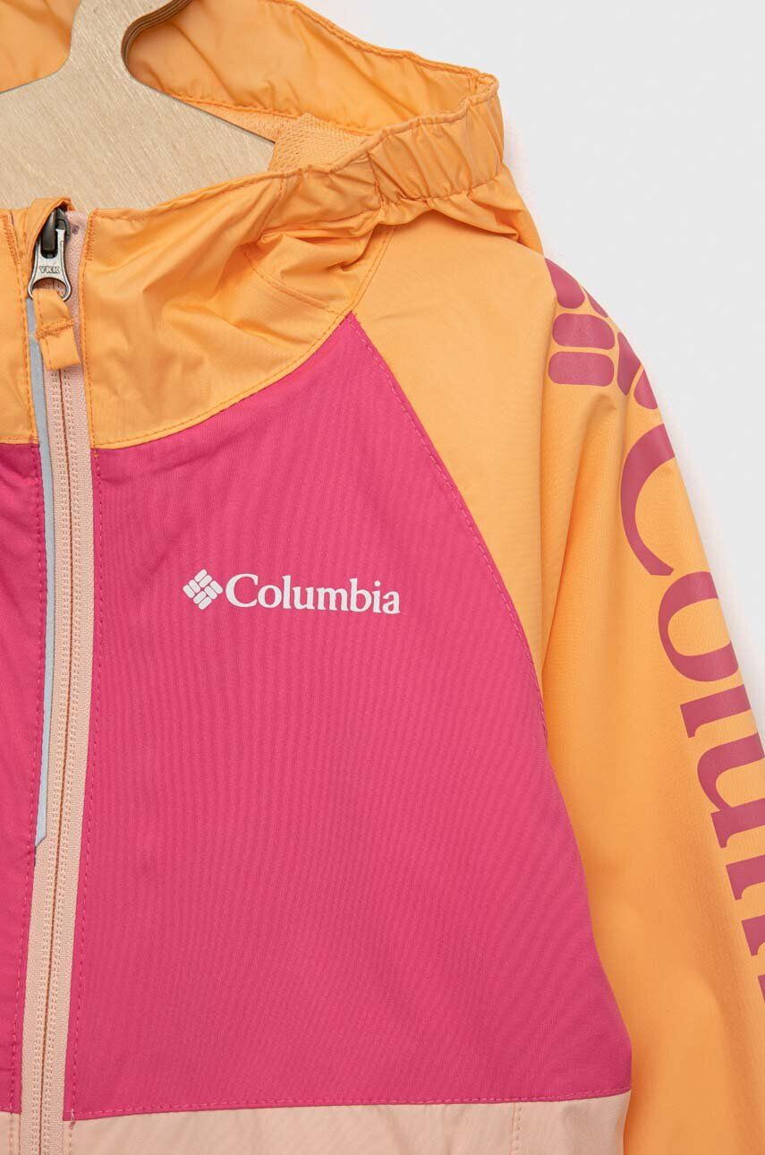 Columbia Detská bunda Dalby Springs Jacket oranžová farba - Pepit.sk