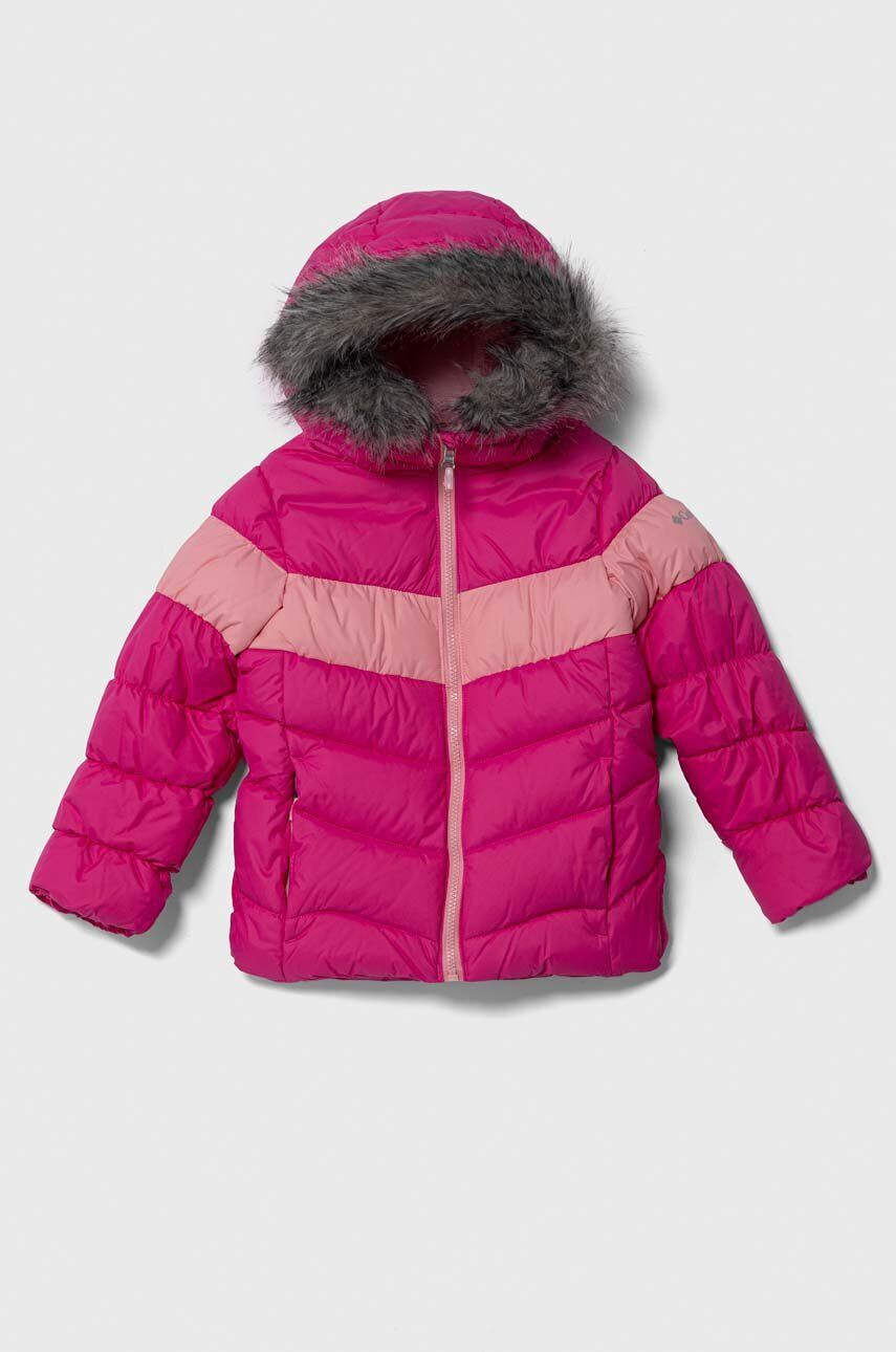 Columbia Detská bunda G Arctic Blast II Jacket ružová farba - Pepit.sk