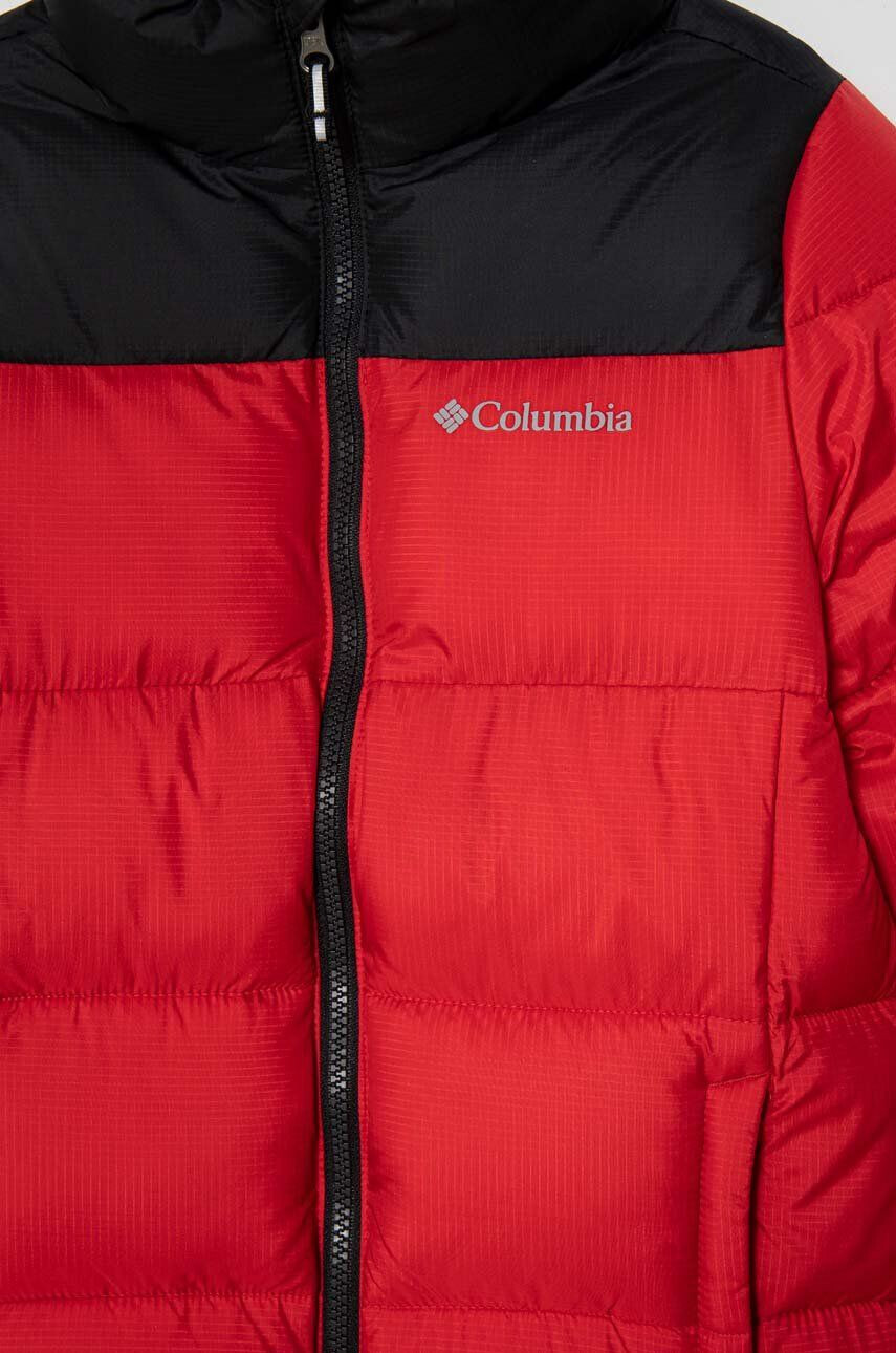 Columbia Detská bunda U Puffect Jacket červená farba - Pepit.sk