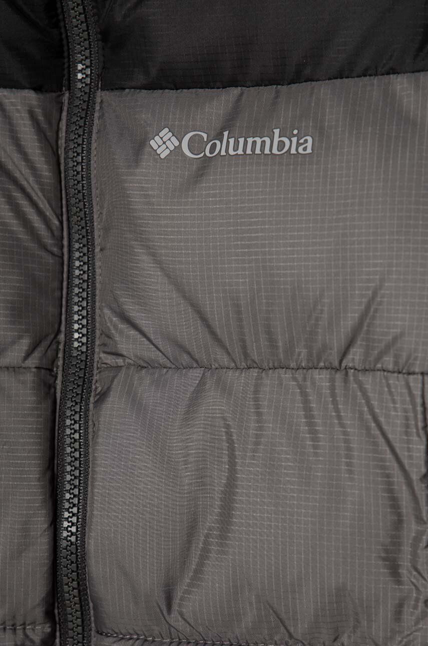 Columbia Detská bunda U Puffect Jacket šedá farba - Pepit.sk