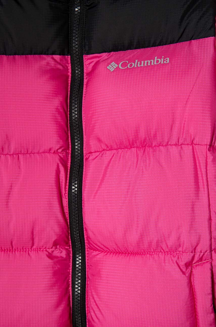 Columbia Detská bunda U Puffect Jacket ružová farba - Pepit.sk