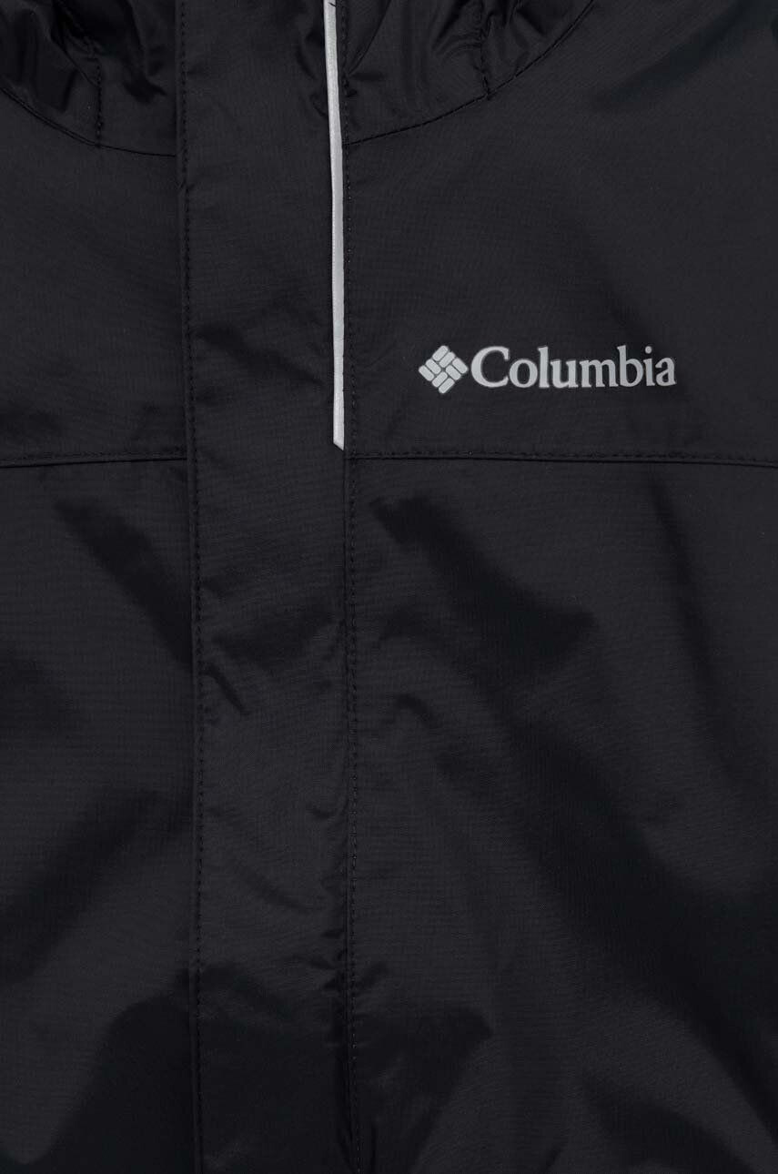 Columbia Detská bunda Watertight Jacket čierna farba - Pepit.sk