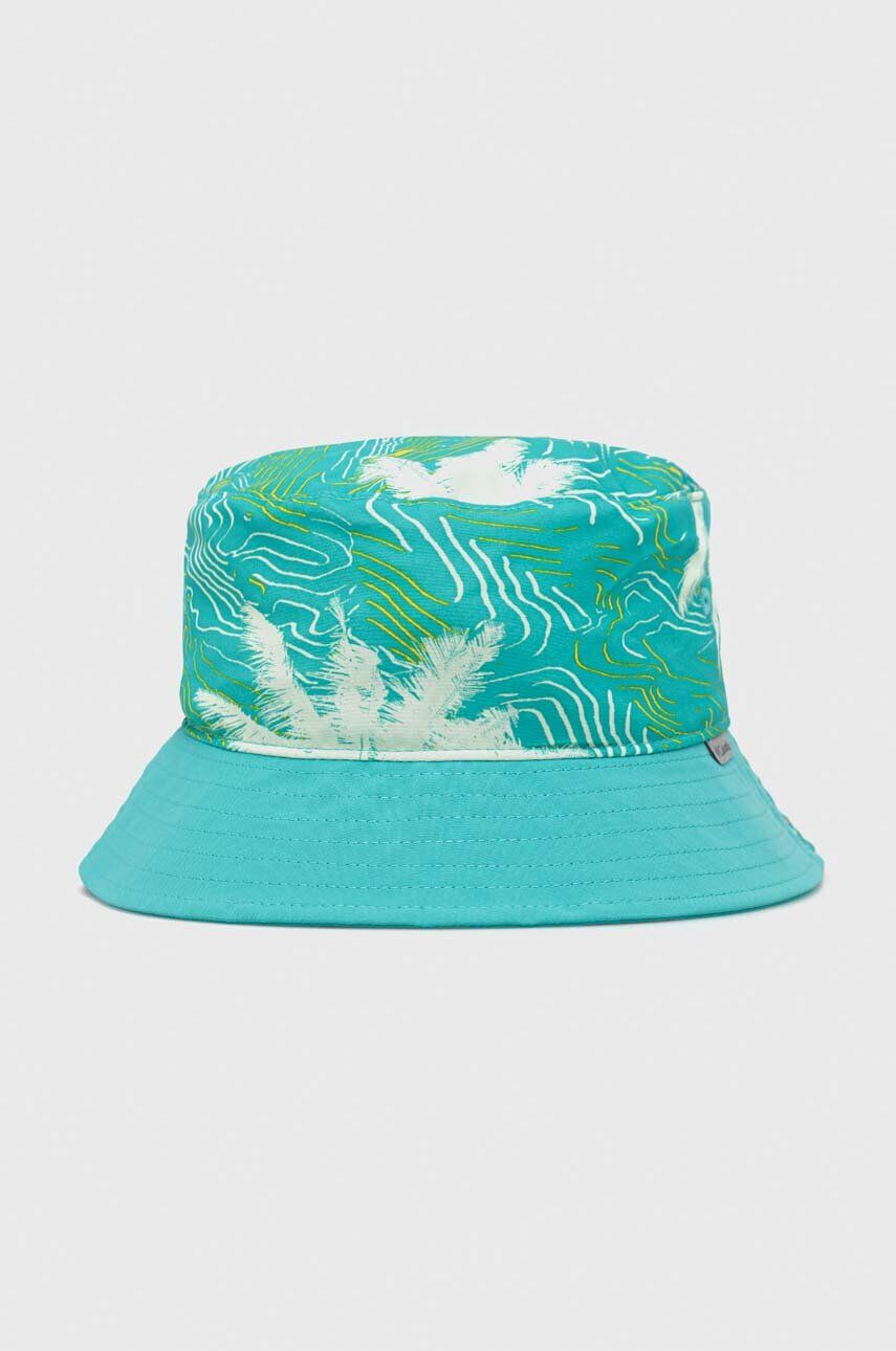 Columbia Detský klobúk Youth Bucket Hat zelená farba - Pepit.sk