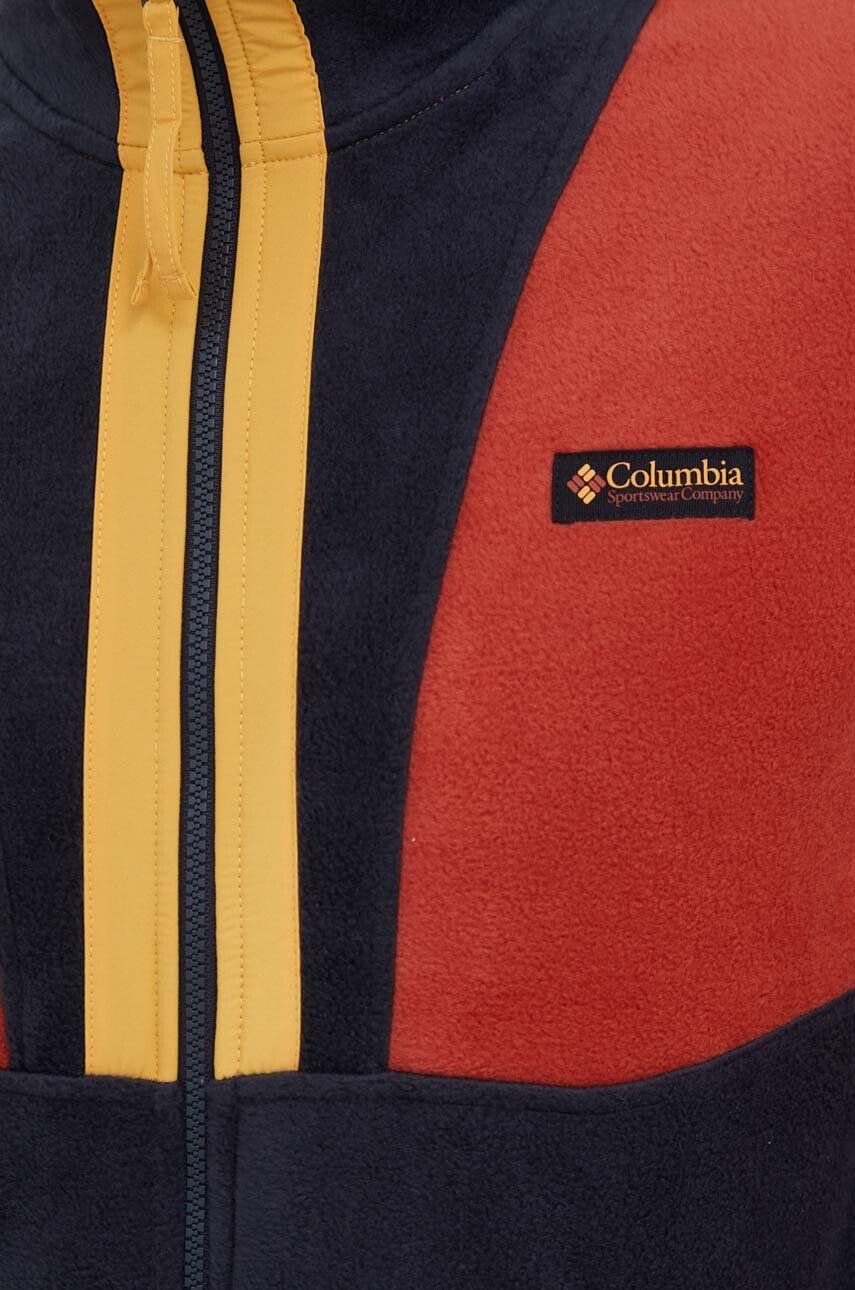 Columbia Mikina M Back Bowl FZ Fleece pánska čierna farba vzorovaná 1872794 - Pepit.sk