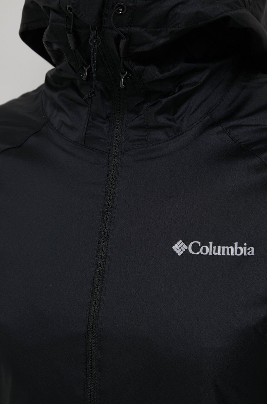 Columbia Nepremokavá bunda Ulica Jacket 1718001-031 dámska čierna farba prechodná - Pepit.sk